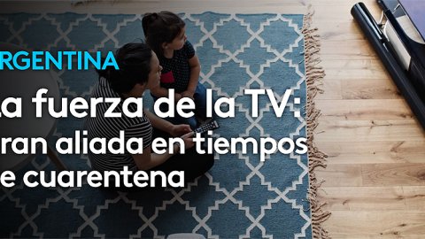 Coronavirus: crece el consumo de TV en tiempos de cuarentena