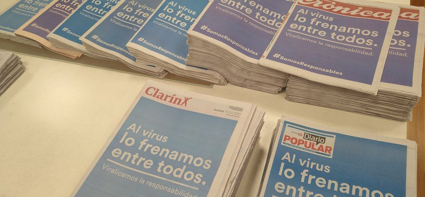 Cuarentena: los diarios se editarán y distribuirán con normalidad