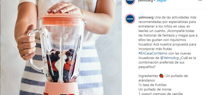 Yelmo lanza su campaña #ConYelmoEnCasa