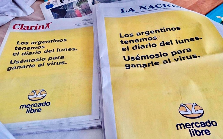 GUT creó para Mercado Libre la campaña “con el diario del lunes”