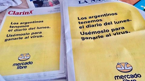 GUT creó para Mercado Libre la campaña “con el diario del lunes”