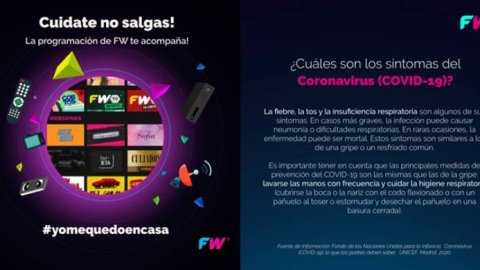 FW abrió su pantalla para sumar acciones solidarias