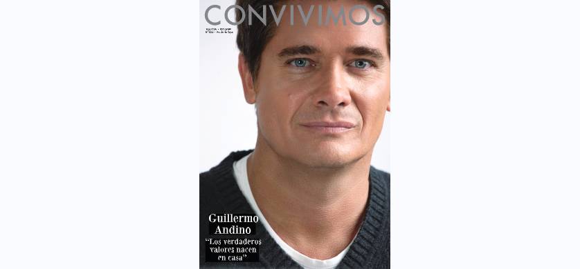 Guillermo Andino es la tapa de abril de Convivimos
