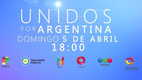 "Unidos por Argentina" el especial solidario que reune a las estrellas más importantes