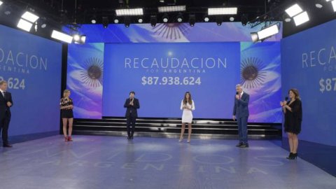 "Unidos por Argentina": El histórico programa solidario transmitido por los canales de aire recaudó 87 millones de pesos