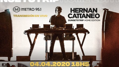 Metro 95.1 presentó Hernán Cattaneo con Sunsetstrip Home Edition