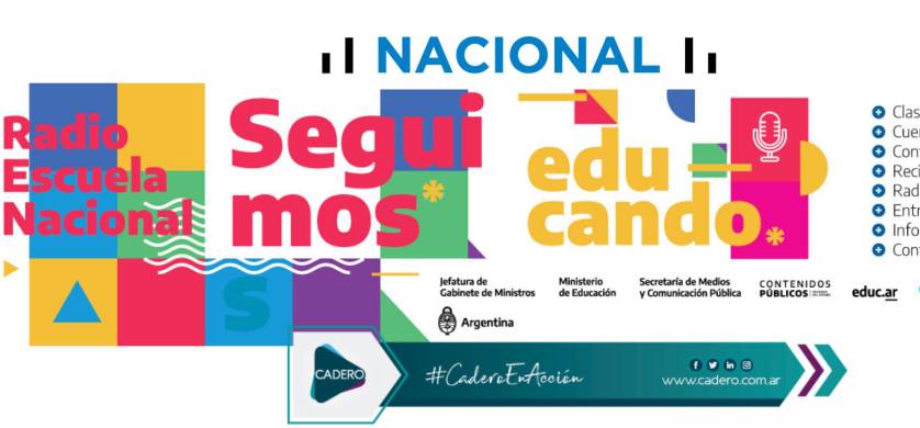 Las radios de CADERO colaboran con el programa Radio Escuela Nacional