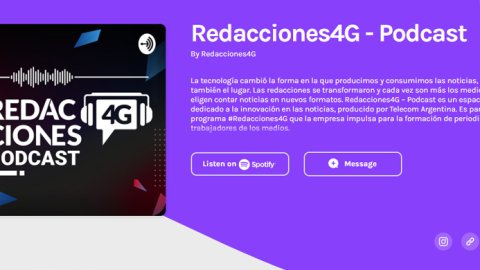 Llegó Redacciones 4G, el podcast de Telecom