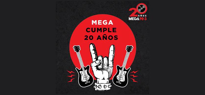 Mega 98.3 festejó sus 20 años al aire