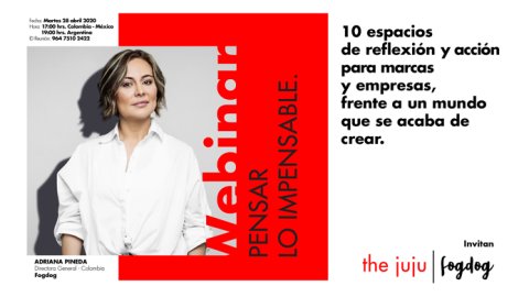 The Juju + Fogdog invitan al webinar: "Pensar lo impensable"