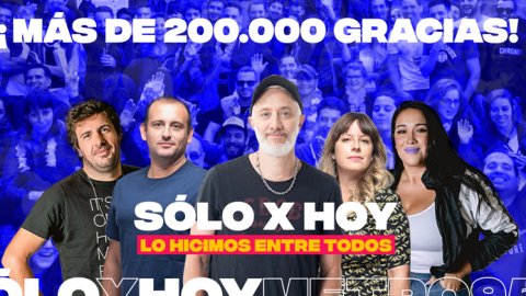 Metro emitió el especial “Solo X hoy” para recaudar fondos