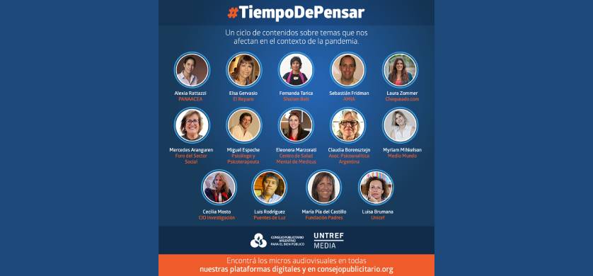 El CPA y UNTREF Media lanzan: #TiempoDePensar