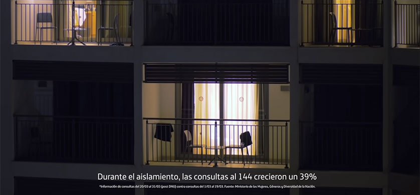 Movistar lanzó "Sonidos", una campaña para concientizar sobre la violencia de género durante la cuarentena