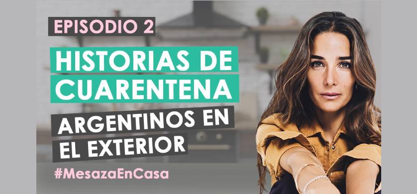 Juana Viale tuvo una "Mesaza en Casa" dedicada a los viajeros