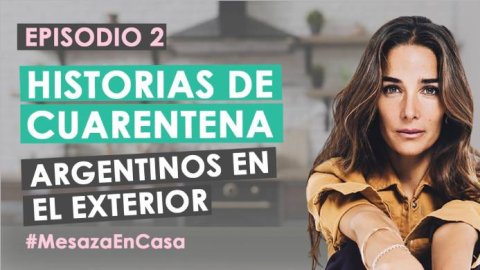 Juana Viale tuvo una "Mesaza en Casa" dedicada a los viajeros