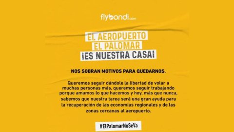 "#ElPalomarNoSeVA", la campaña de los empleados de Flybondi