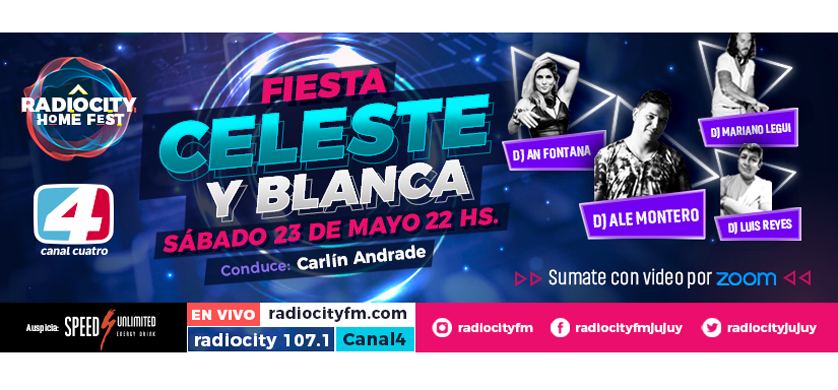 Se viene la Radio City Home Fest con Carlin Andrade