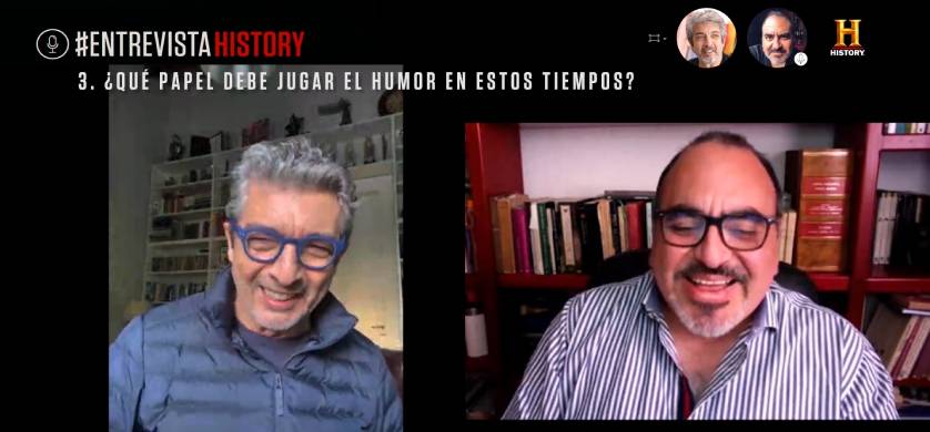 Ricardo Darín participó del ciclo de entrevistas en las redes de History