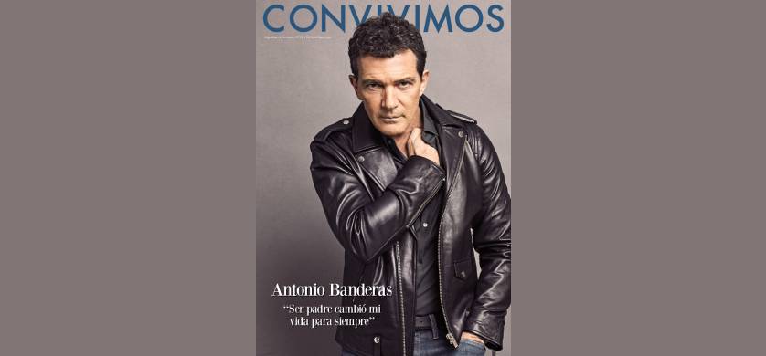 Antonio Banderas es la tapa de junio de CONVIVIMOS