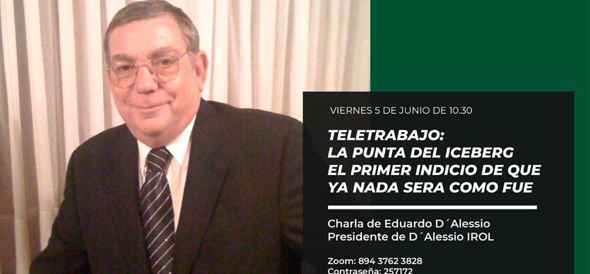 La AAP brinda una charla online con Eduardo D’Alessio