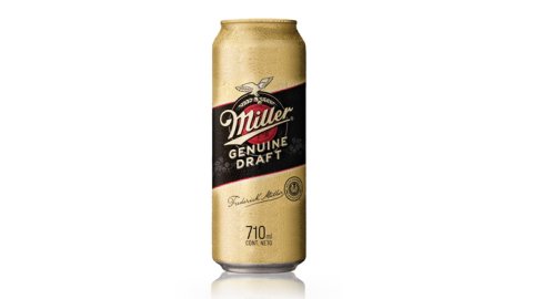 Cerveza Miller estrena nueva lata de 710 cc
