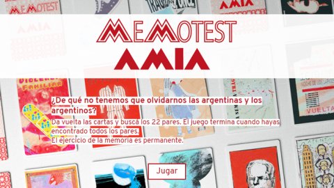 Memotest AMIA, una propuesta lúdica y pedagógica que insta a no olvidar