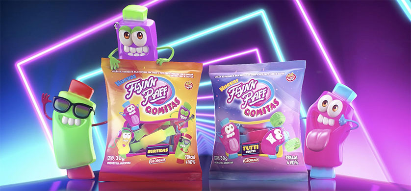 Nueva campaña de Hermida para el lanzamiento de Flynn Paff Gomitas