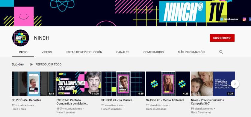 NINCH se reinventa y presenta un nuevo formato audiovisual