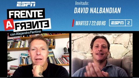 Fantino entrevista en ESPN a Nalbandian y Retegui