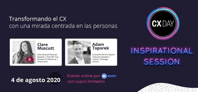 En agosto se realizará el CX Day Inspirational Session