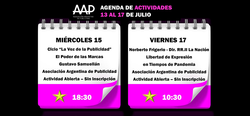 "La Voz de la Publicidad", una semana de charlas online organizada por la AAP