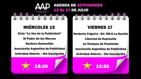 "La Voz de la Publicidad", una semana de charlas online organizada por la AAP