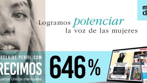 Marie Claire Argentina reportó un crecimiento de 646% en usuarios únicos en un año