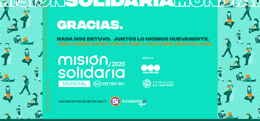 Se llevó a cabo la Misión Solidaria Metro
