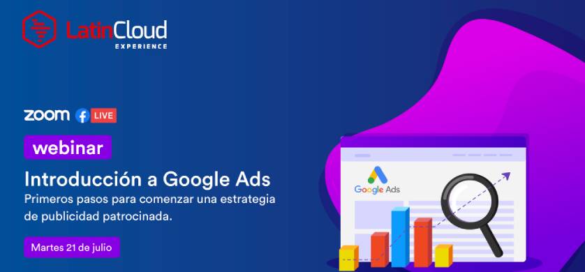 Latincloud organiza un webinar sobre Google Ads