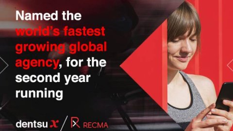 RECMA: dentsu X es la agencia global de más rápido crecimiento en el mundo