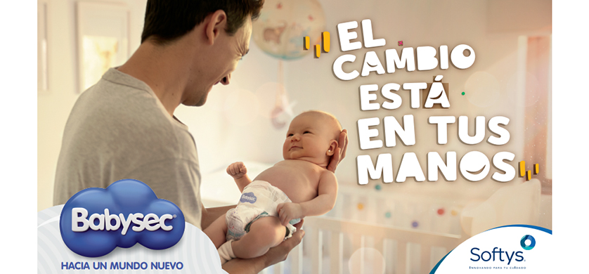 "Babysec, hacia un mundo nuevo", primera campaña regional de VMLY&R Chile para Softys
