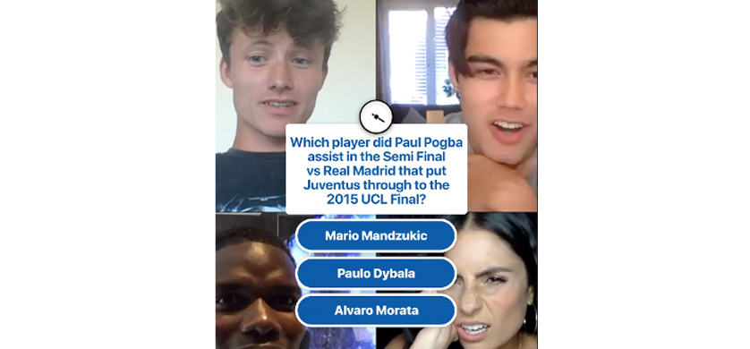 Pepsi se asocia con Houseparty por un juego sobre fútbol