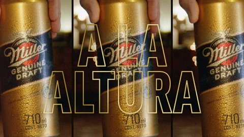 "Nueva Miller 710. Una lata hecha a la altura", lo nuevo de VMLY&R para Miller Genuine Draft