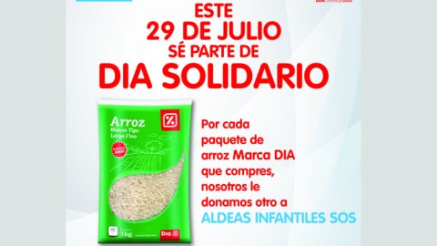 DIA Argentina dona alimentos hacia Aldeas Infantiles SOS Argentina