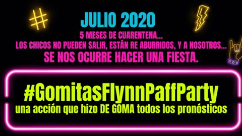 Acción de Gomitas Flynn Paff por la cuarentena