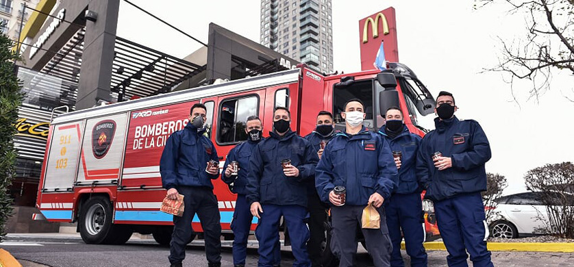"Héroes sobre ruedas", la acción de McDonald's por la pandemia