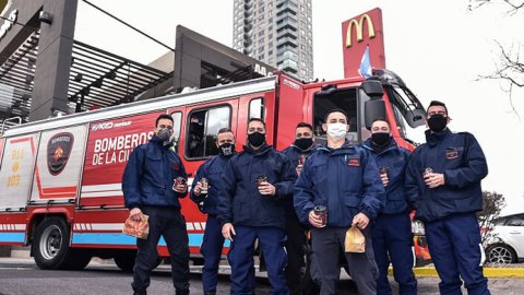 "Héroes sobre ruedas", la acción de McDonald's por la pandemia