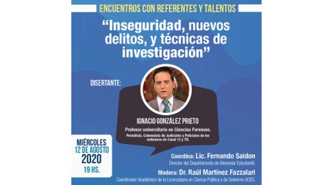 UCES presenta una nueva edición de "Encuentros con referentes y talentos"