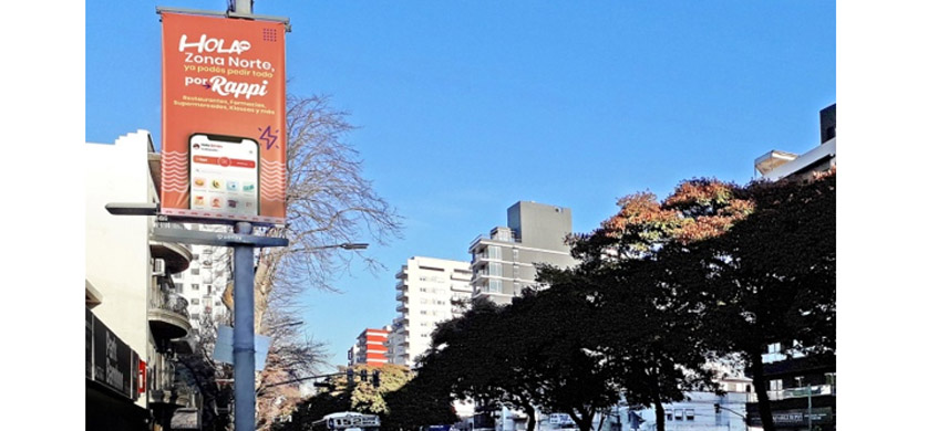 Rappi eligió banners de Admira para su campaña de publicidad exterior