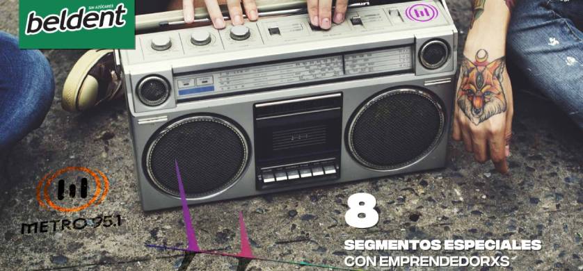 Metro 95.1 creó tres espacios en su programación para Beldent