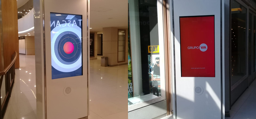 Grupo Vía sigue expandiendo su Circuito de Cartelería Digital