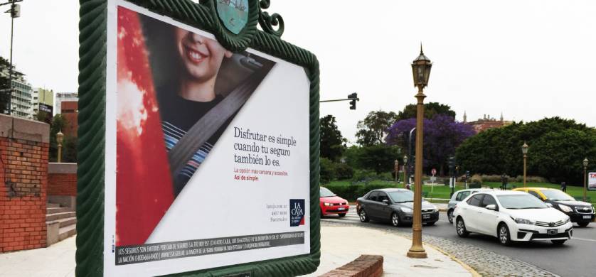 Publicidad Sarmiento ofrece alto impacto visual a un bajo costo en CABA