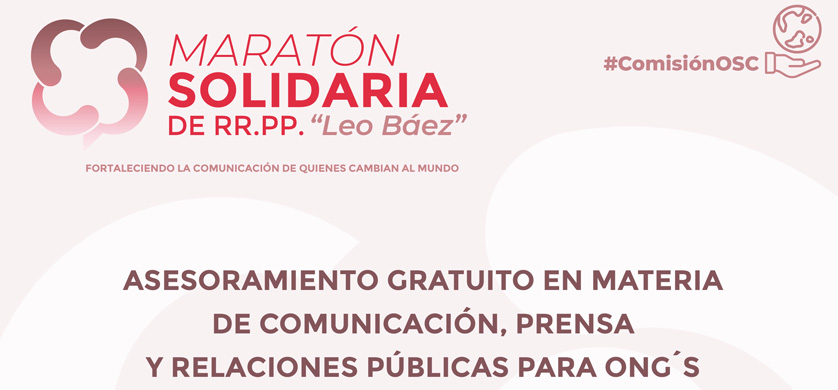 Maratón Solidaria en el Consejo Profesional de Relaciones Públicas