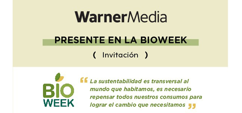 WarnerMedia estará presente en la BIOWEEK
